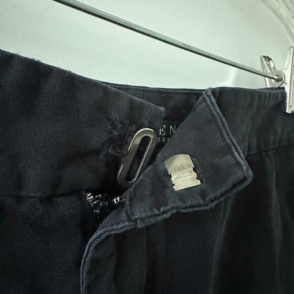 💙 Lauren Ralph Lauren Black Flat Front Bermuda Shorts Womens Plus Size 16 Preppy - Picture 11 of 15